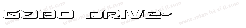 Gabo Drive字体转换